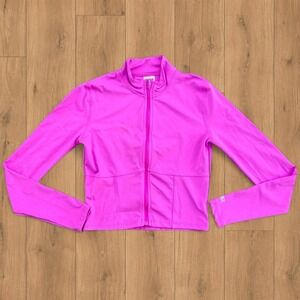 Victoria's Secret PINK Hot Pink Full Zip Athletic Jacket Women's Small